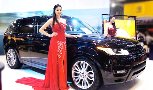 Range rover đắt hàng tại vietnam motor show 2013