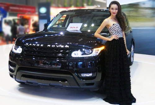 Range rover đắt hàng tại vietnam motor show 2013