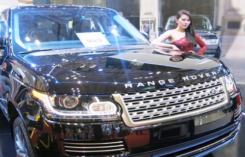 Range rover đắt hàng tại vietnam motor show 2013