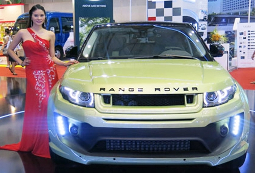 Range rover đắt hàng tại vietnam motor show 2013