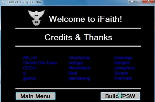 Restore idevice về bản ios cũ bằng ifaith