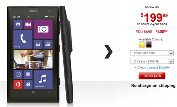 Rogers nghỉ chơi blackberry z30 chuyển sang nokia lumia 1020