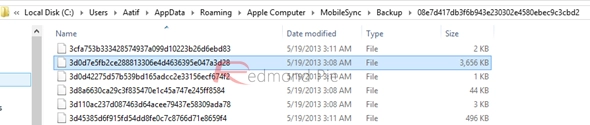 Sao lưu sms trên iphone vào pc