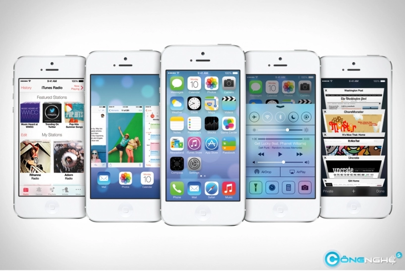 Say xe nhức đầu vì ngồi nhà sử dụng ios 7