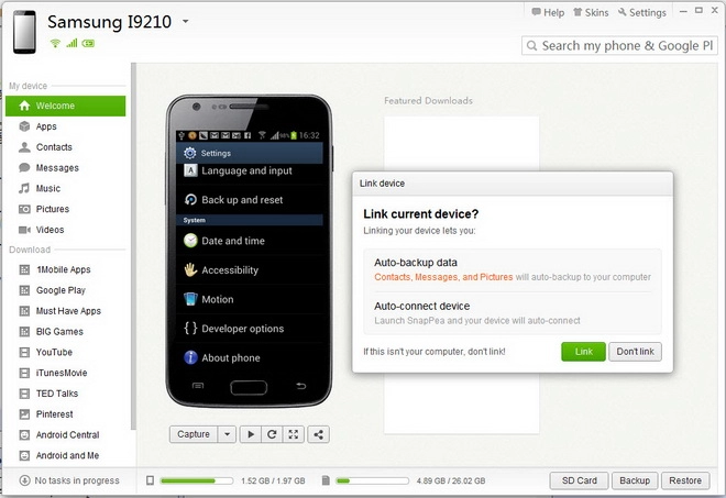Snappea - bạn thân của người dùng android