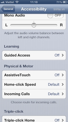Sử dụng iphone thông minh - phần 5 settings tt ip5 ios 6