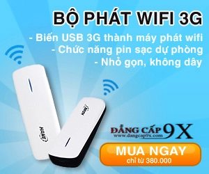 Thiết bị phát sóng wi-fi từ sim 3g kiêm sạc dự phòng