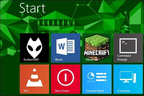 Tuỳ biến màn hình start windows 8