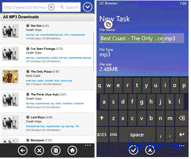 Uc browser - trình duyệt hàng đầu cho windows phone được cập nhật lên bản 31