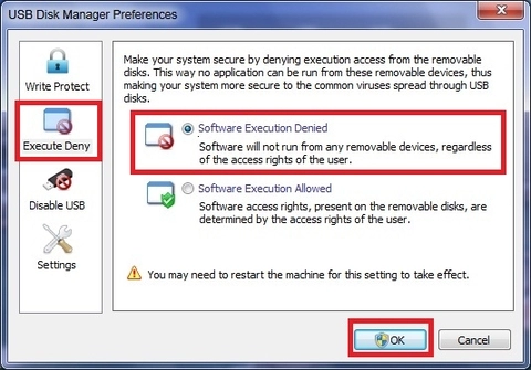 Usb disk manager - quản lý truy cập phòng chống virus usb
