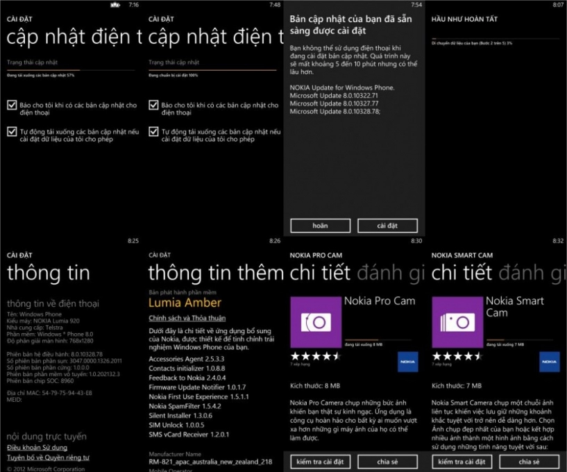 video hướng dẫn cập nhật amber cho lumia