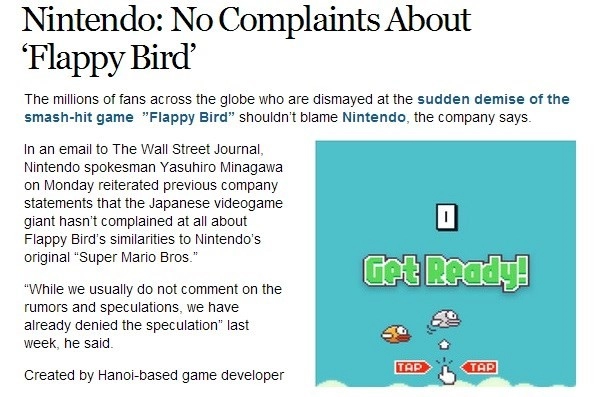 Website danh tiếng thế giới xin lỗi cha đẻ flappy bird