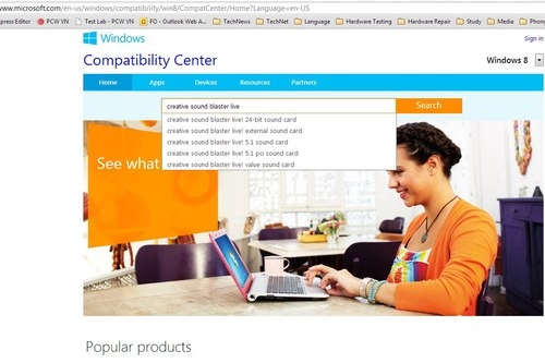 Windows 8 hỗ trợ người dùng sử dụng phần cứng cũ