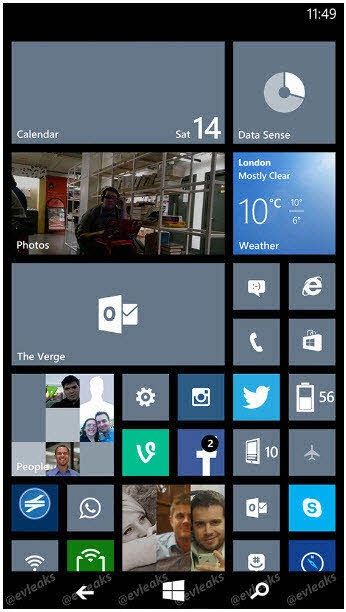 Windows phone 81 sẽ có nút điều hướng ngay trên màn hình