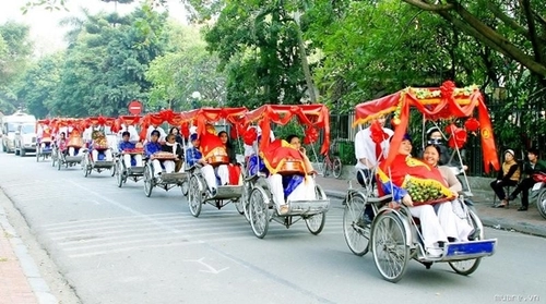 Xích lô hà nội trong mắt du khách quốc tế