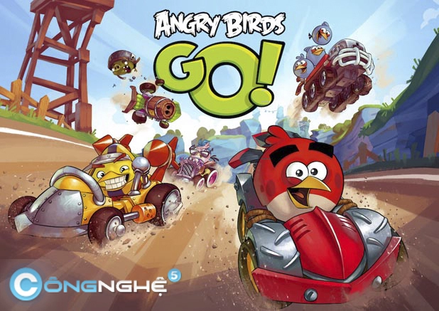 Angry bird go phiên bản đua xe sẽ ra mắt cuối năm nay