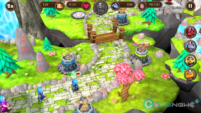 Brave guardians game thủ thành có đồ họa đỉnh