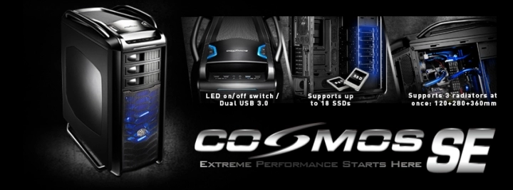 Cooler master cosmos se đã về đến việt nam