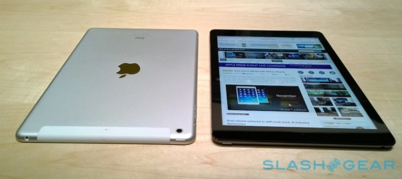 hands-on ipad air mới ipad mini phóng to