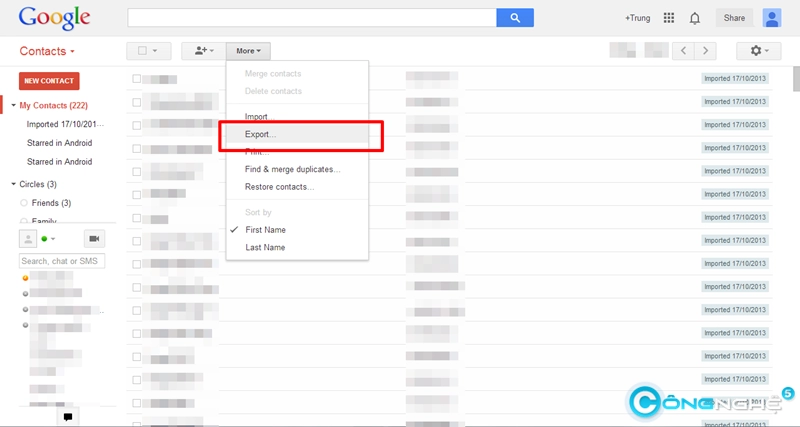 Hướng dẫn chuyển danh bạ từ tài khoản gmail sang iphone