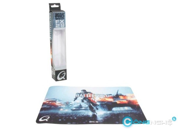 Kingston hợp tác cùng qpad sản xuất mousepad battlefield 4