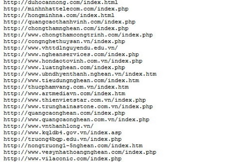 Lộ diện nhóm tin tặc trung quốc tấn công website việt nam