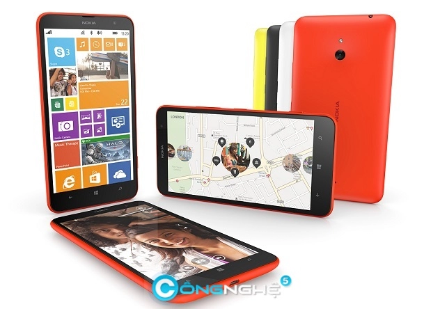 Lumia 1320 đàn em của 1520 có giá tốt bán ra đầu tiên ở việt nam