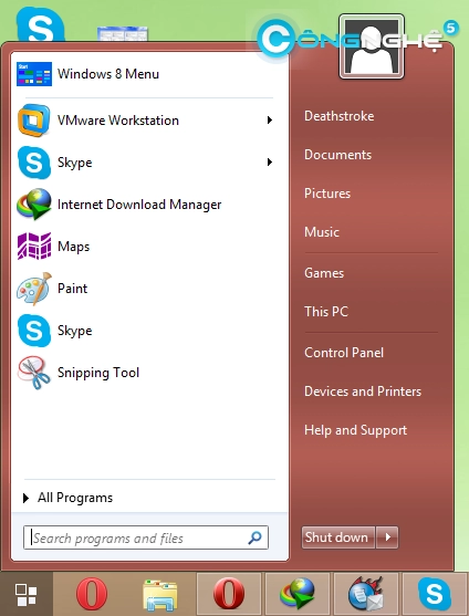 Mang menu start trở lại windows 81 với 3 ứng dụng
