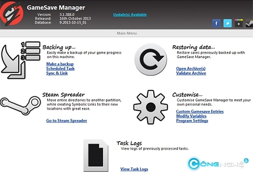Savegame manager quản lý savegame dễ dàng hơn bao giờ hết
