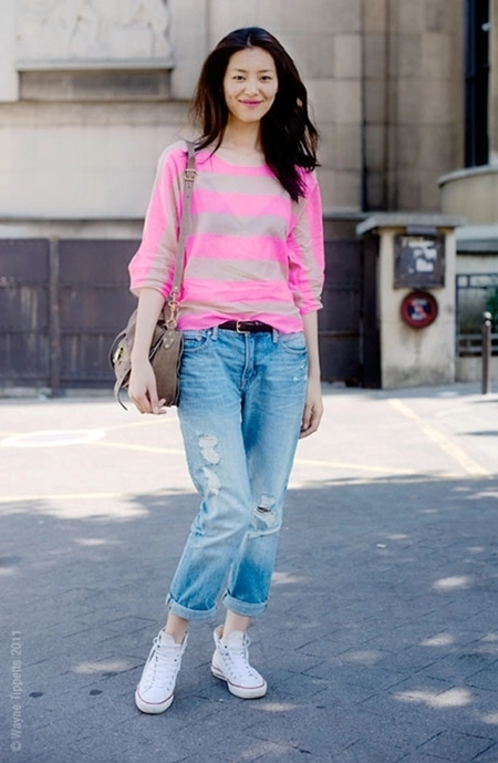 Street style chuẩn - đẹp cho ngày nắng lên