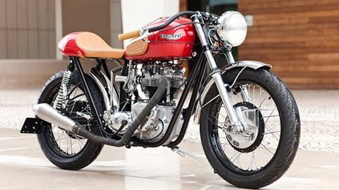 Bản độ café racer của triumph tr6r