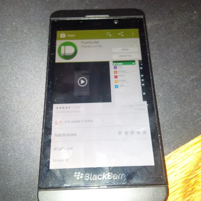 Blackberry os 10 chạy full google apps