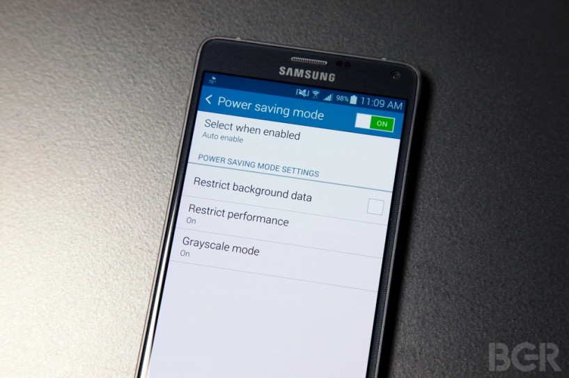 Chế độ siêu tiết kiệm của galaxy note 4
