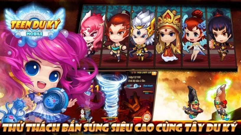 Cùng chơi game bắn súng canh tọa độ phiên bản du ký