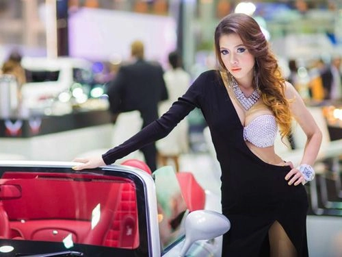 Dàn mẫu xinh tại motor expo thái lan