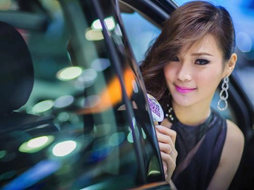 Dàn mẫu xinh tại motor expo thái lan