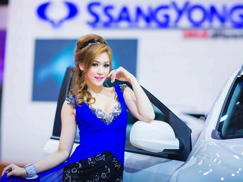 Dàn mẫu xinh tại motor expo thái lan