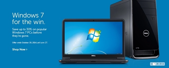 Dell vẫn kiên quyết ở lại với windows 7