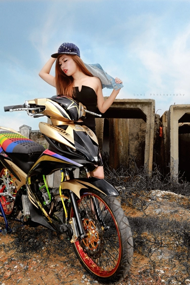 Exciter 2011 trang điểm theo phong cách dragbike tại sài gòn
