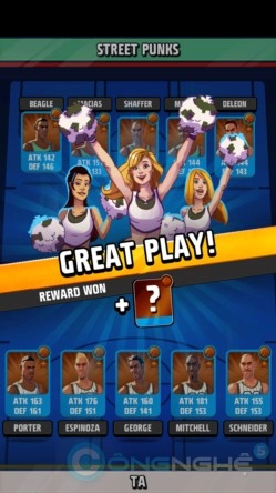 Game bóng rổ dạng thẻrival stars basketball