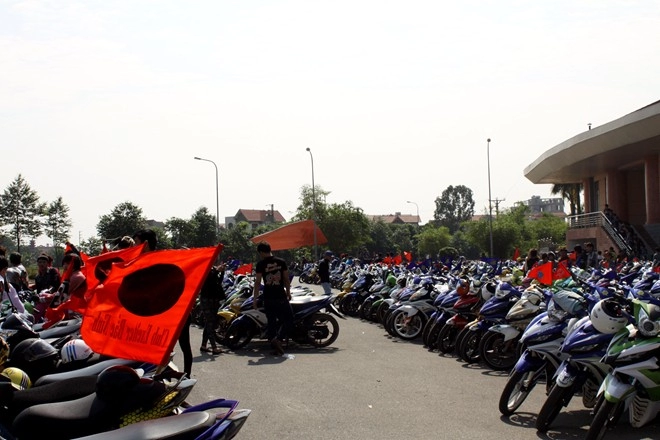 Gần 400 chiếc exciter hội tụ về bắc ninh 2010