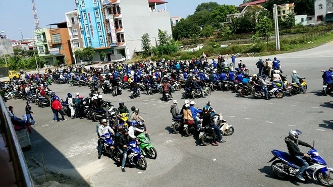 Gần 400 chiếc exciter hội tụ về bắc ninh 2010