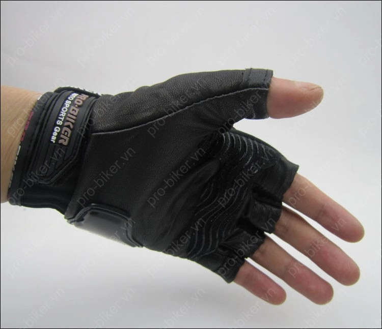 Găng tay da hở ngon pro-biker - bảo hộ motor xe máy tài đạt