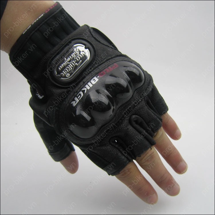 Găng tay da hở ngon pro-biker - bảo hộ motor xe máy tài đạt