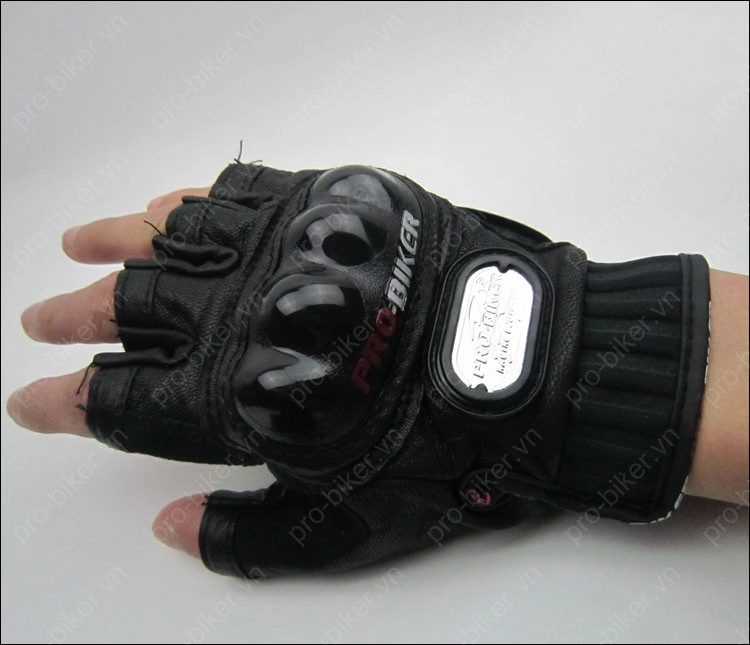 Găng tay da hở ngon pro-biker - bảo hộ motor xe máy tài đạt