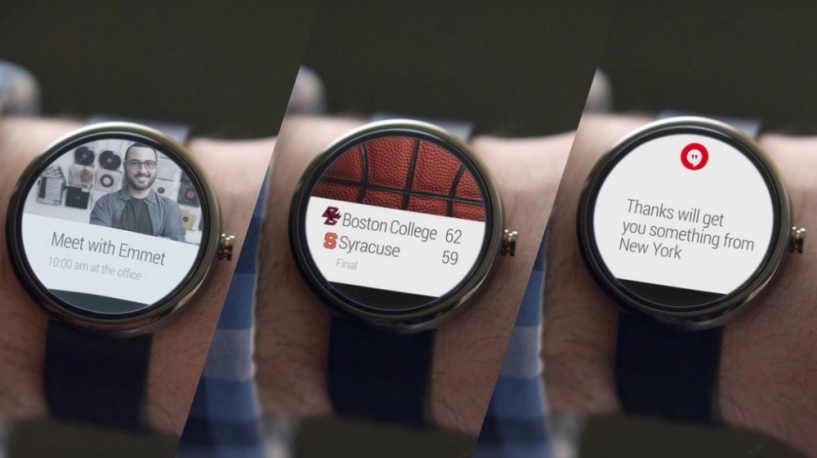 Googles smartwatch motorola và lg sản xuất android wear cực kì đẹp