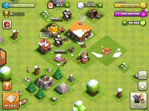 Hack clash of clans v61863 apk trên android đã root