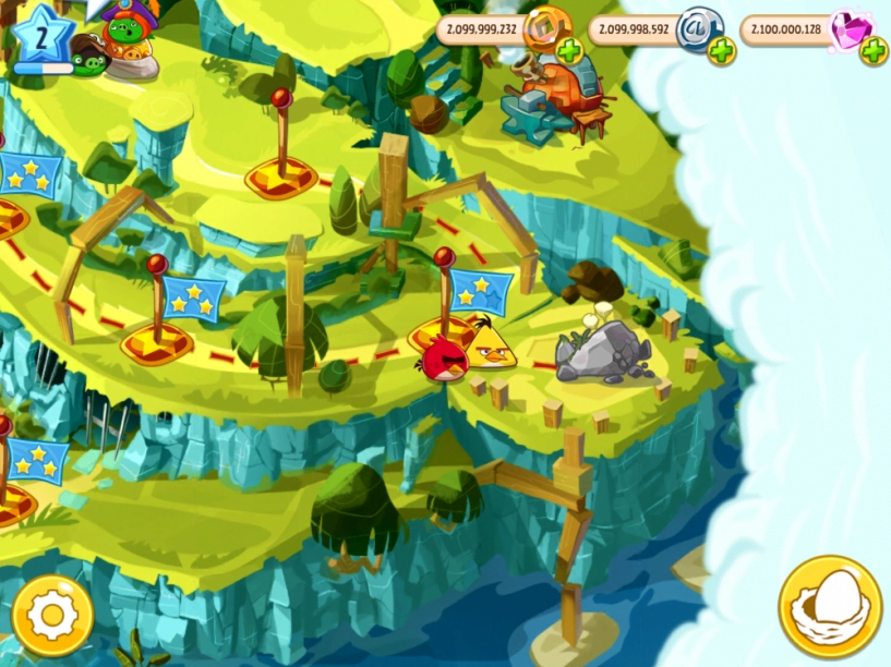 Hack game angry birds epic 108