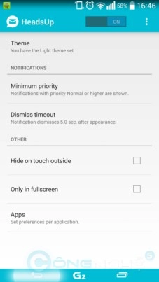 Headsup mang giao diện thông báo của android l chuẩn mực nhất lên thiết bị của bạn