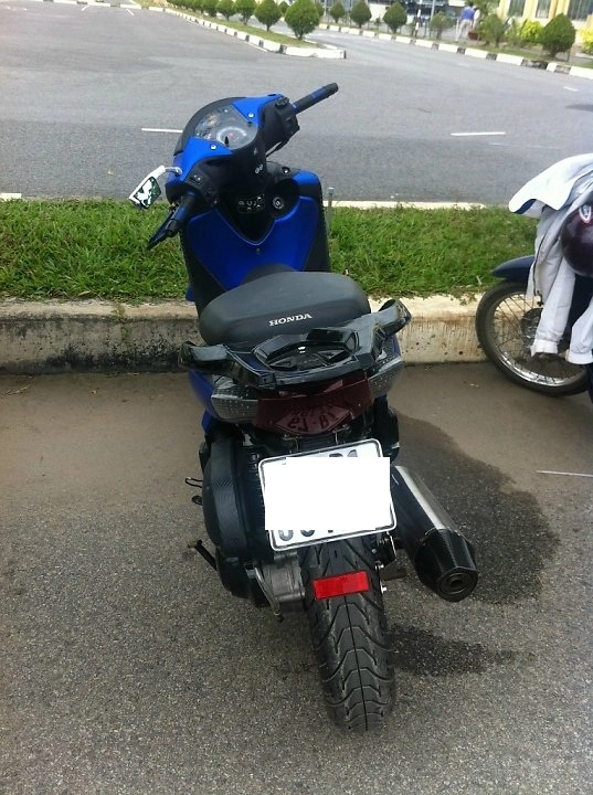 Honda sh xanh đen sporty phiên bản mô tô